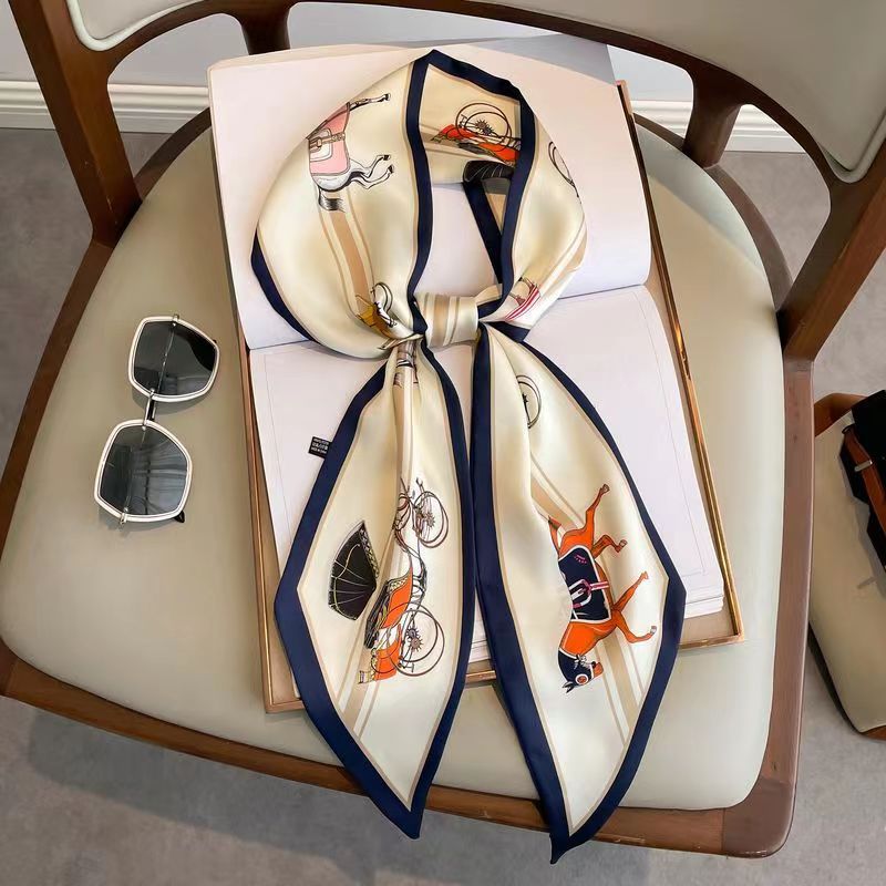 Luxury Bags Casual - Bufanda ajustada de seda de diseño
