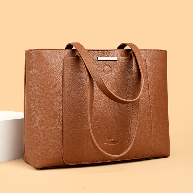 Luxury Bags Laptop - Bolsos de mano de piel sintética