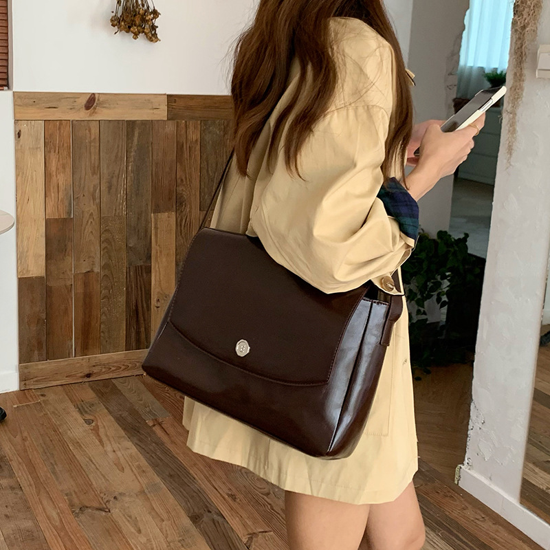 Luxury Bags Tote - CGCBAG-bandolera Vintage de cuero PU para