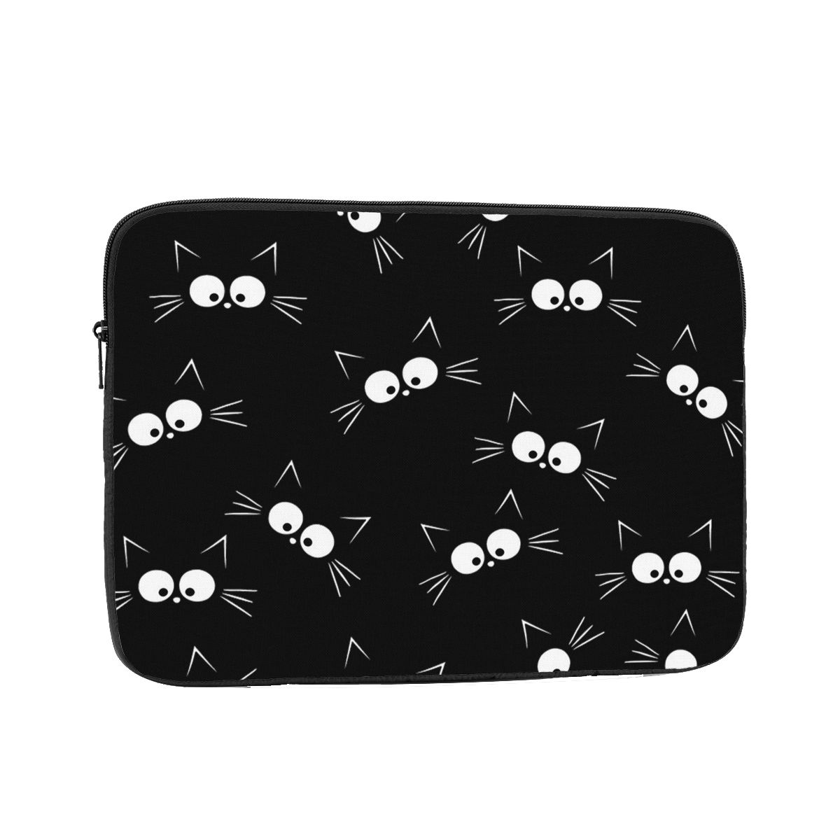 Luxury Bags Laptop - Lindo gato negro patrón Notebook bolsa