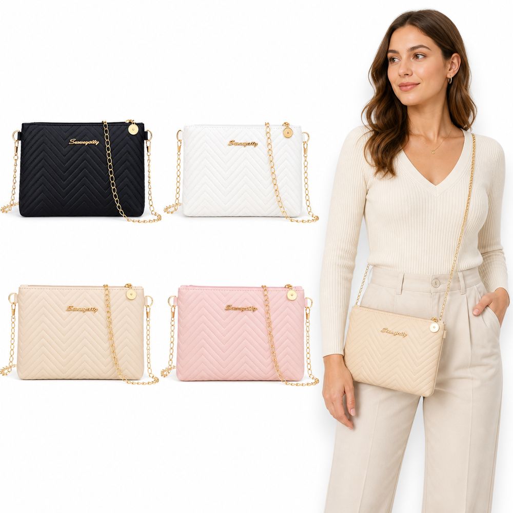 Bolso Bandolera de Piel Sintét - Chain Crossbody Quilted reseña y precio