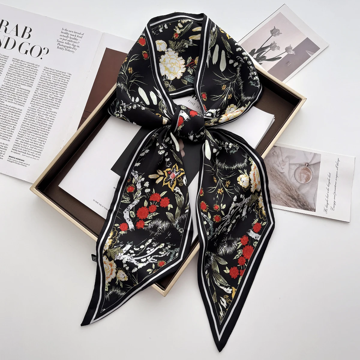 Bufanda con estampado de lujo, - Luxury Bags Online reseña y precio