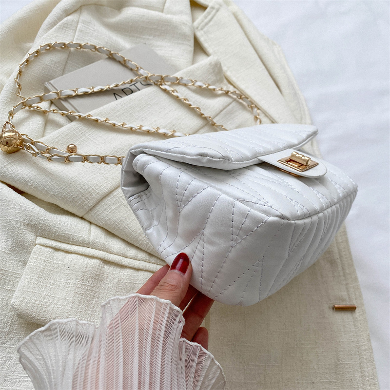 Bolso cruzado acolchado de PU  - Chain Crossbody Quilted reseña y precio