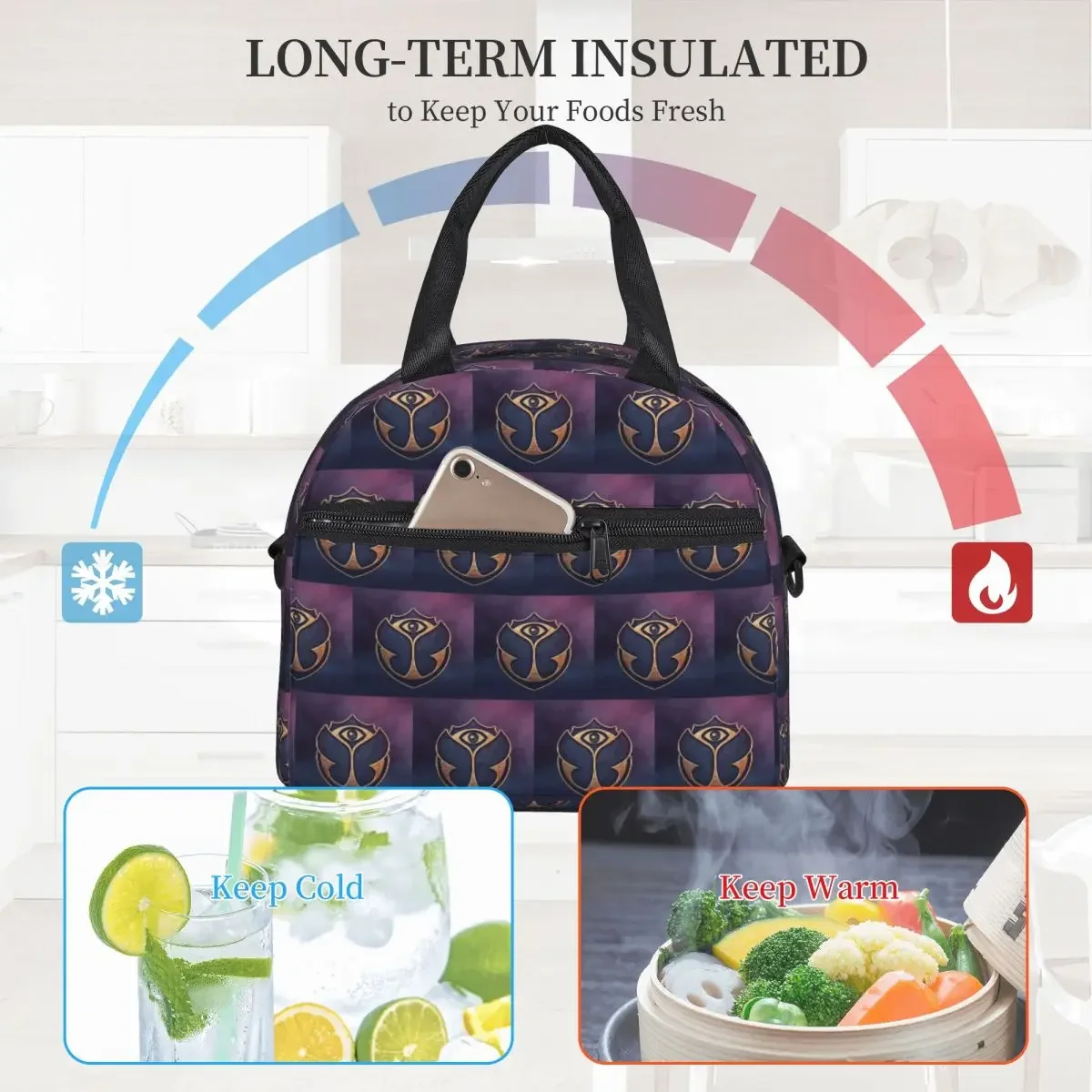 Bolsa de almuerzo aislada de l - Luxury Bags For Kids reseña y precio