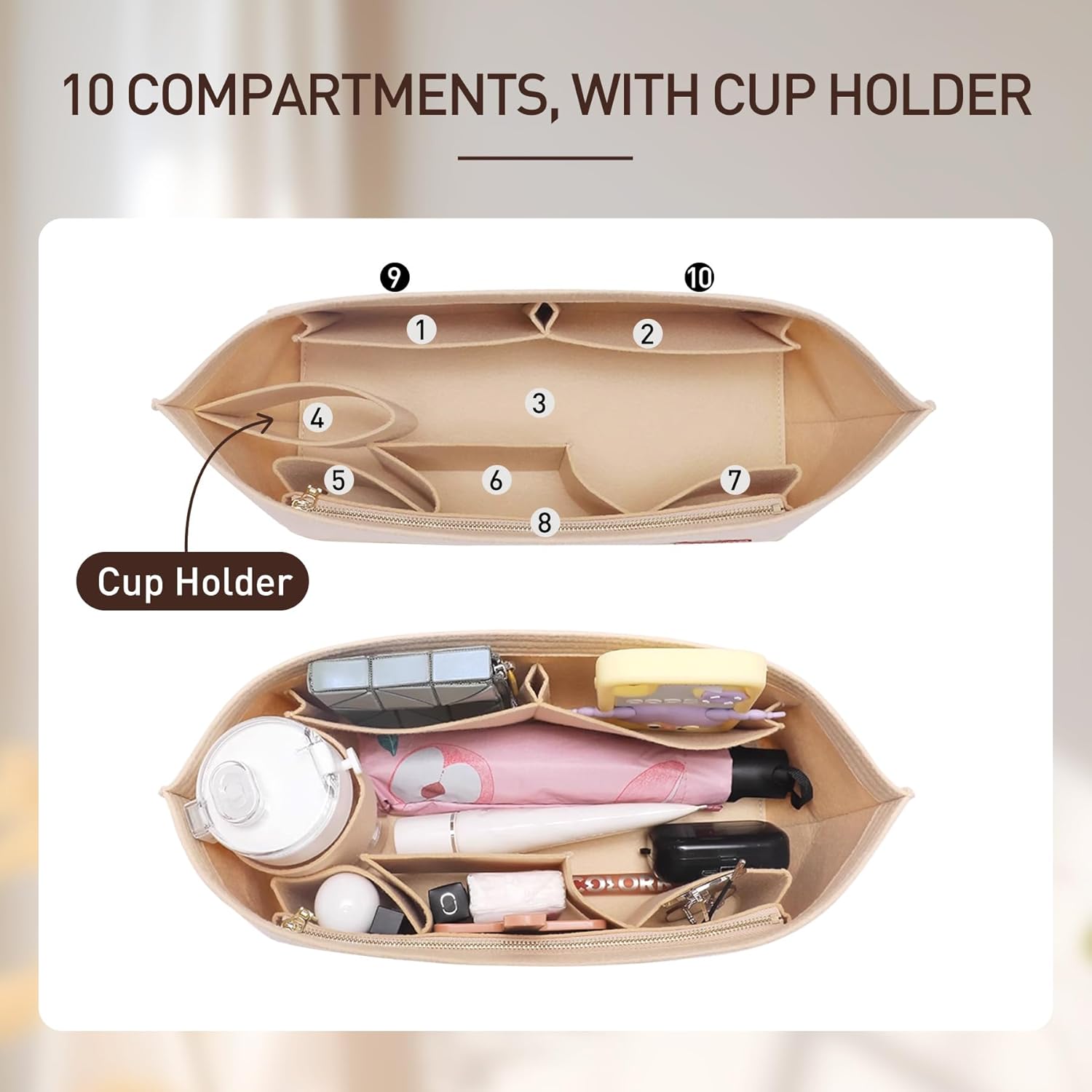 Juego de 2 uds de insertos org - Luxury Bags Goyard reseña y precio