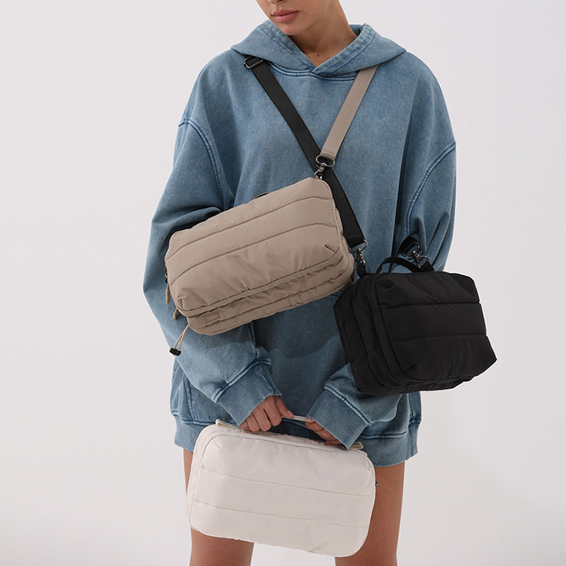 Bolso acolchado de nailon lige - Chain Crossbody Quilted reseña y precio
