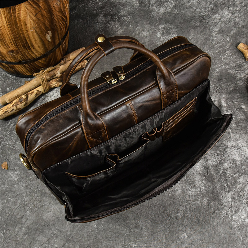 Bolso de mano de cuero genuino - Luxury Bags Laptop reseña y precio
