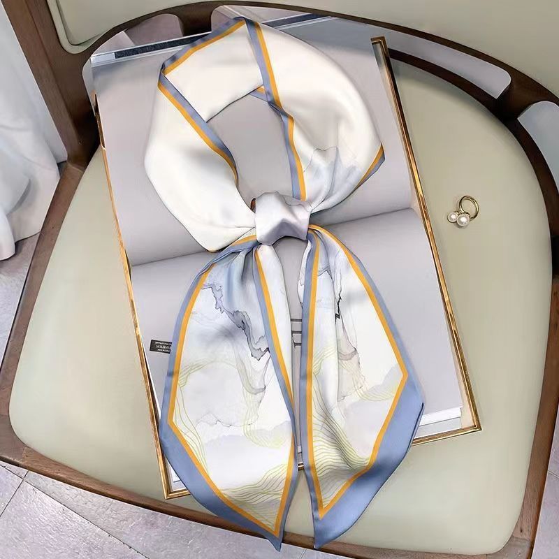 Bufanda ajustada de seda de di - Luxury Bags Casual reseña y precio