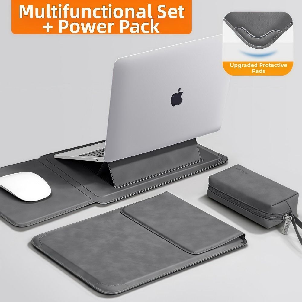 Soporte para portátil 3 en 1,  - Laptop Bag Leather 15 reseña y precio