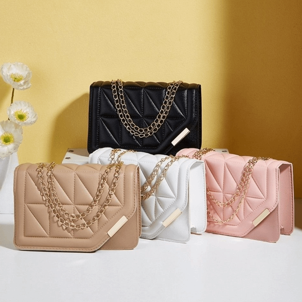 Accesorio de Moda, Bolso Bando - Chain Crossbody Quilted reseña y precio