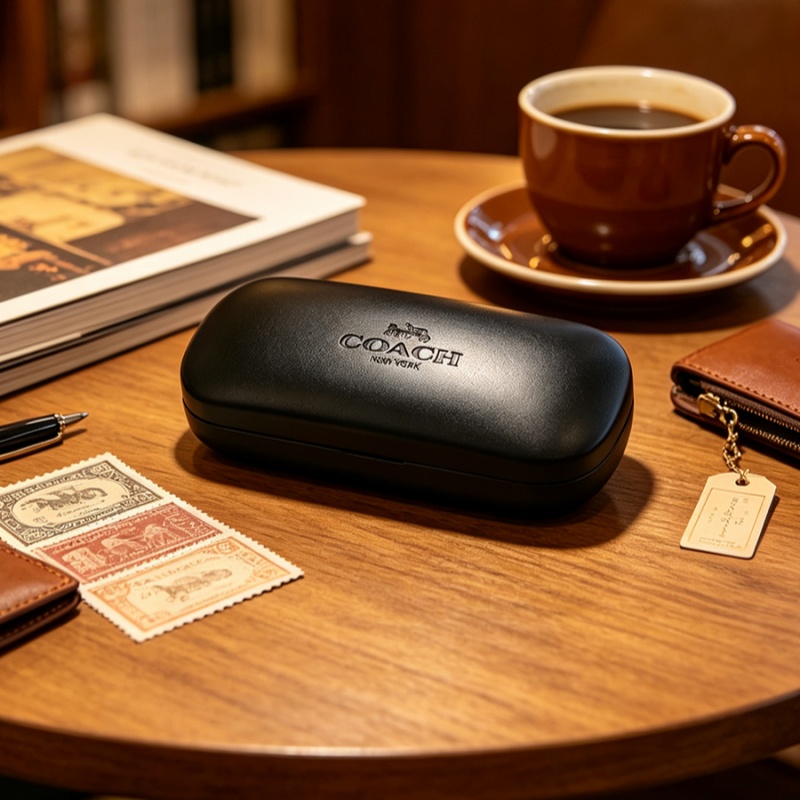 COACH Estuche rígido negro par - Luxury Bags Coach reseña y precio